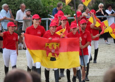 Katrin Kettner mit dem Team Burgenland bei den Bundesmeisterschaften der ländlichen Reiter 2019