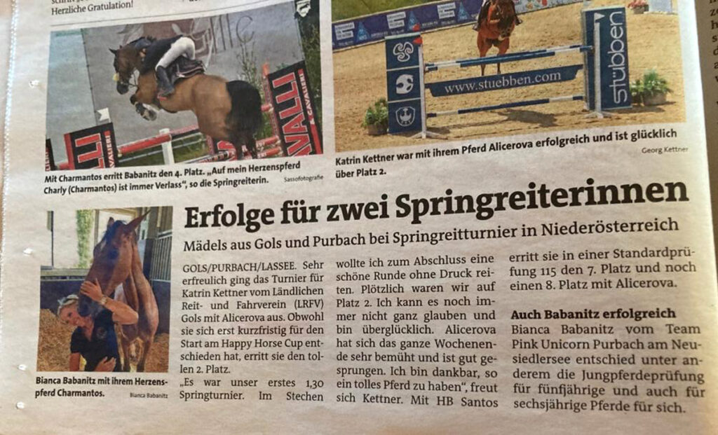 Bezirksblatt Juni 2021 über Katrin Kettner