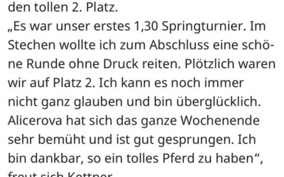 Kettner auf Platz 2 im Nachwuchs