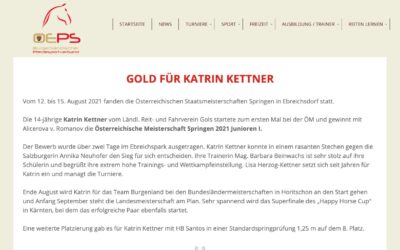 Gold für Katrin Kettner