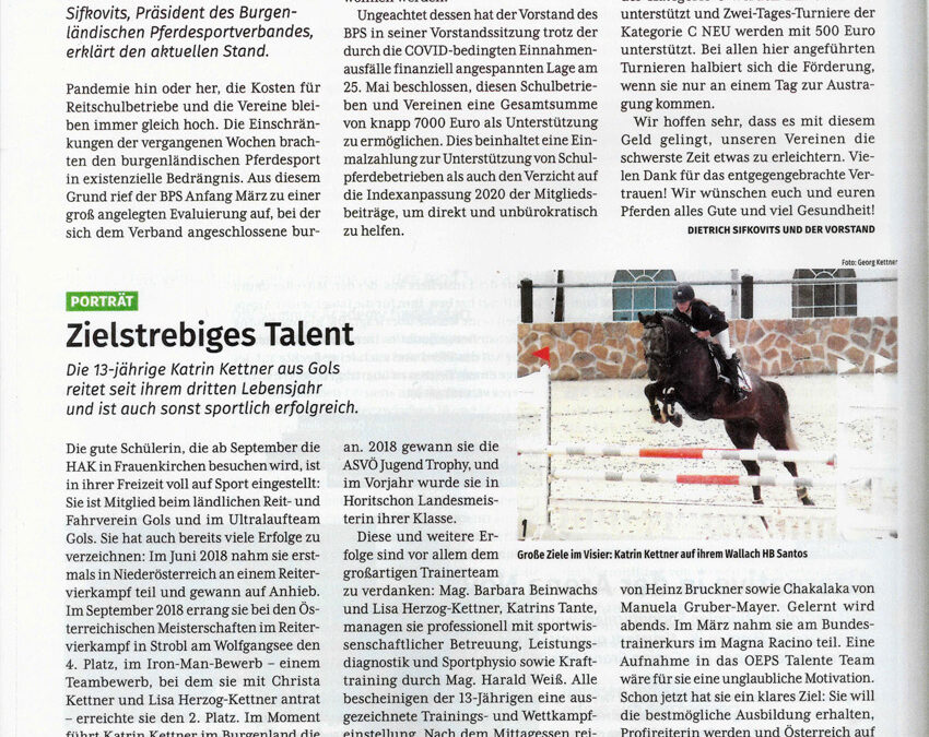 Porträt: Zielstrebiges Talent