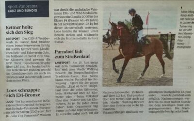 Sport Panorama: Kettner holte sich den Sieg