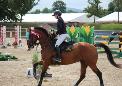 Springreiterin Katrin Kettner bei der Next Generation Trophy 2024