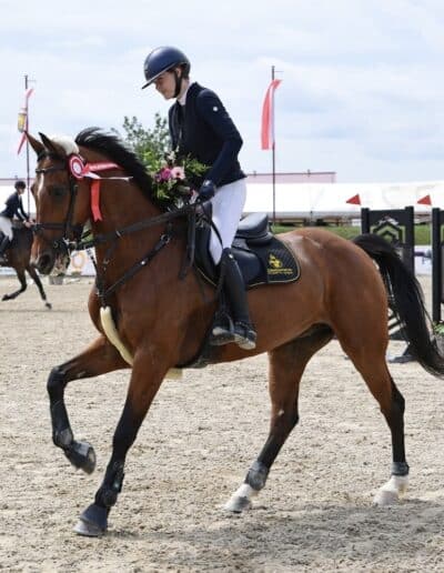 Springreiterin Katrin Kettner bei der Next Generation Trophy 2024 (Foto-Credits: Horsic Photography)